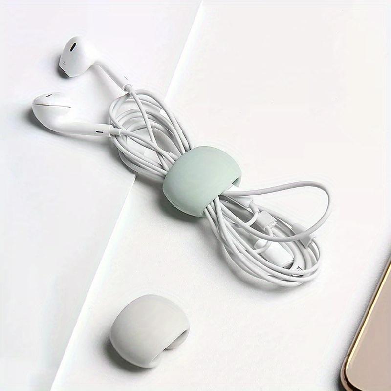 6/12pcs Mix And Match New Cable Storage Organizer, Data Cable Storage Buckle, Travel Data Cable Hub, Earphone Charging Cable Winding Storage Buckle, Simple Multi-Functional Winding Buckle