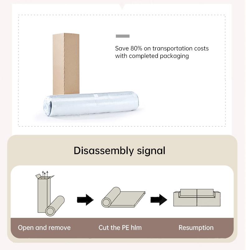 【2 Packages Shipping】105.9" L-Shaped Boneless Sectional Cloud Couch Corduroy Velvet Modular with Chaise No Assembly Required Sofa Living room furniture