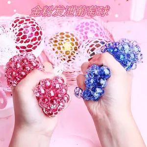 Antistress Slime Ball Squeeze Colourful Mesh Balls Relieve Pressure Balls Hand Fidget Toy Novetly Squeeze Ball Squishy Ball Gift