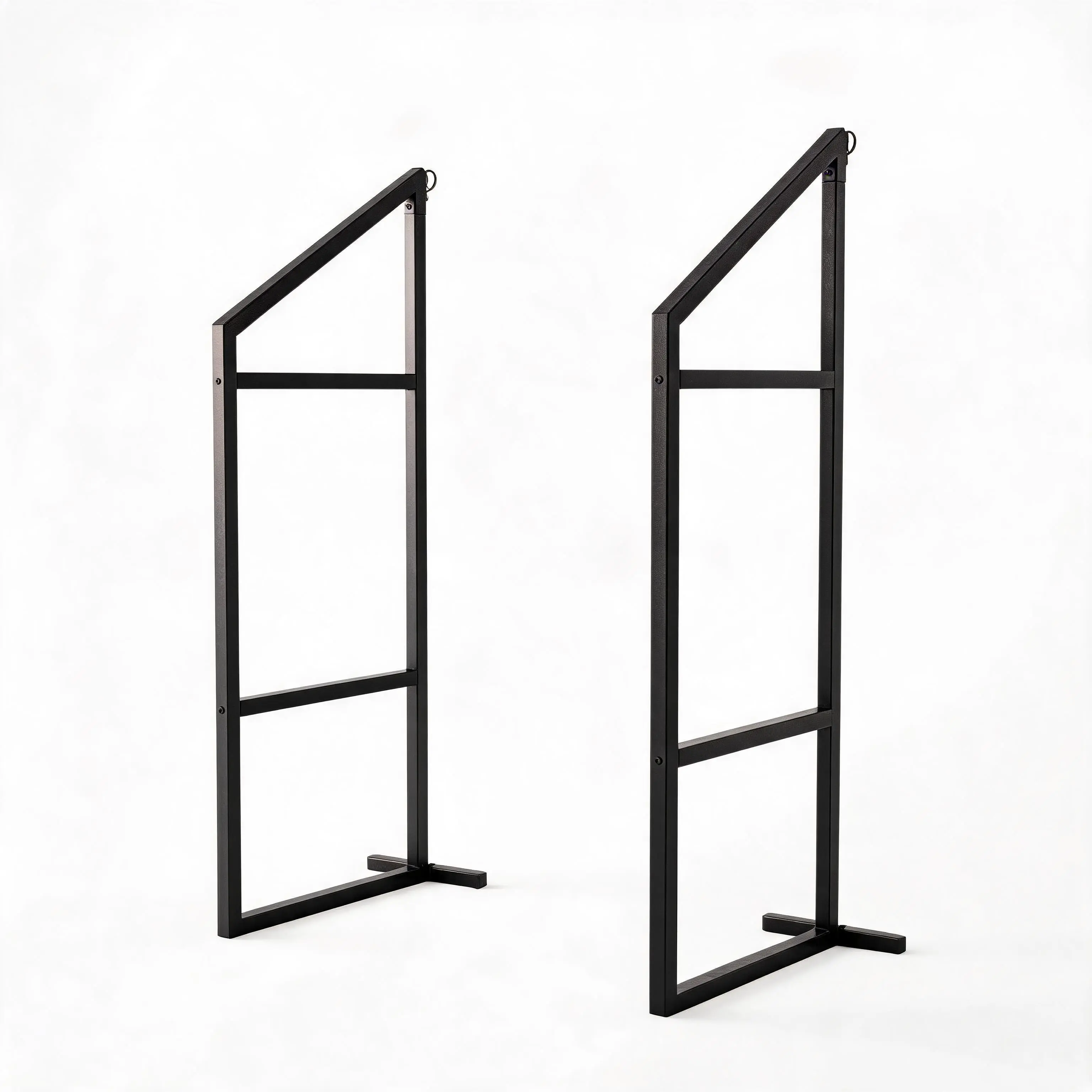 52" Industrial Heavy-Duty Steel Wall Mount Shelf Brackets (2 Pack) for Household Garage, Workshop Storage (Wooden Boards Not Included)