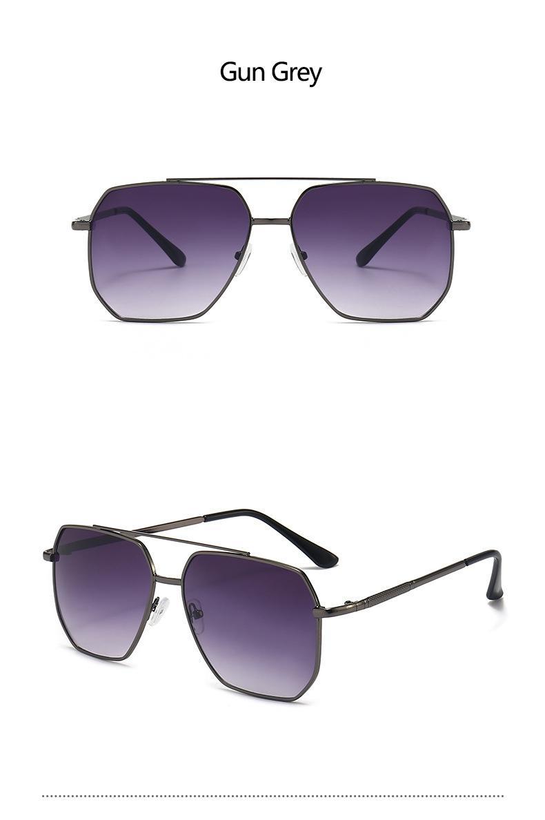 New Classic Pilot Sunglasses for Men & Women, UV400 Protection Metal Frame Mirror Lens Fashion Shades, Ideal for Driving Fishing Business Daily Leisure Summer Vibes