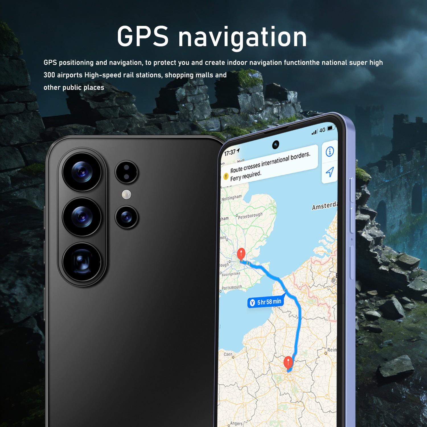 TOBLU-S26 Pro Fashion Smartphone, 6.56 Inch HD Screen, 3+32GB RAM, 3100mah Battery, Dual Sim, Expandable Memory, Android 12 System