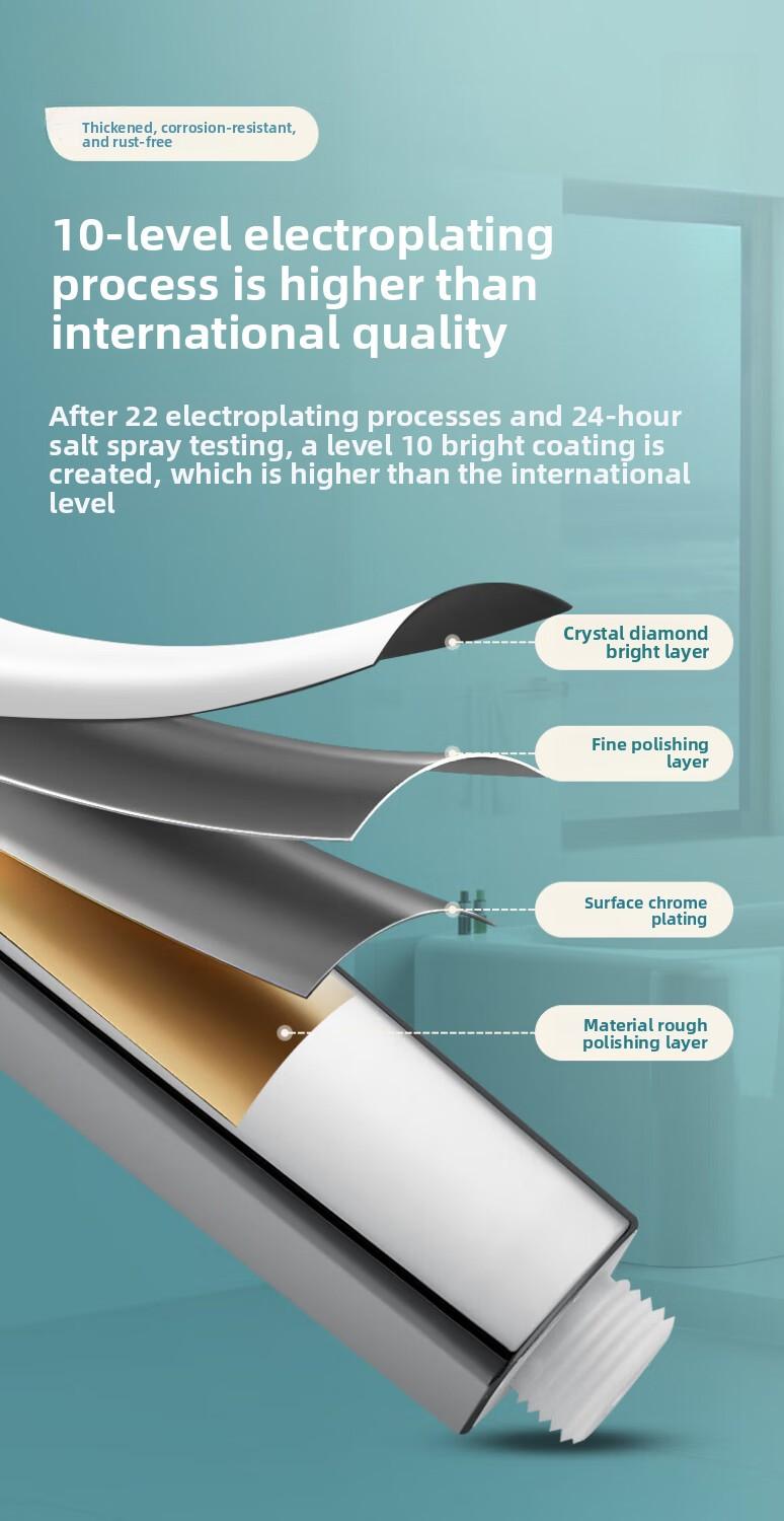 High-pressure shower head, pressurized shower set, bathroom shower spray, high-pressure single-head shower head