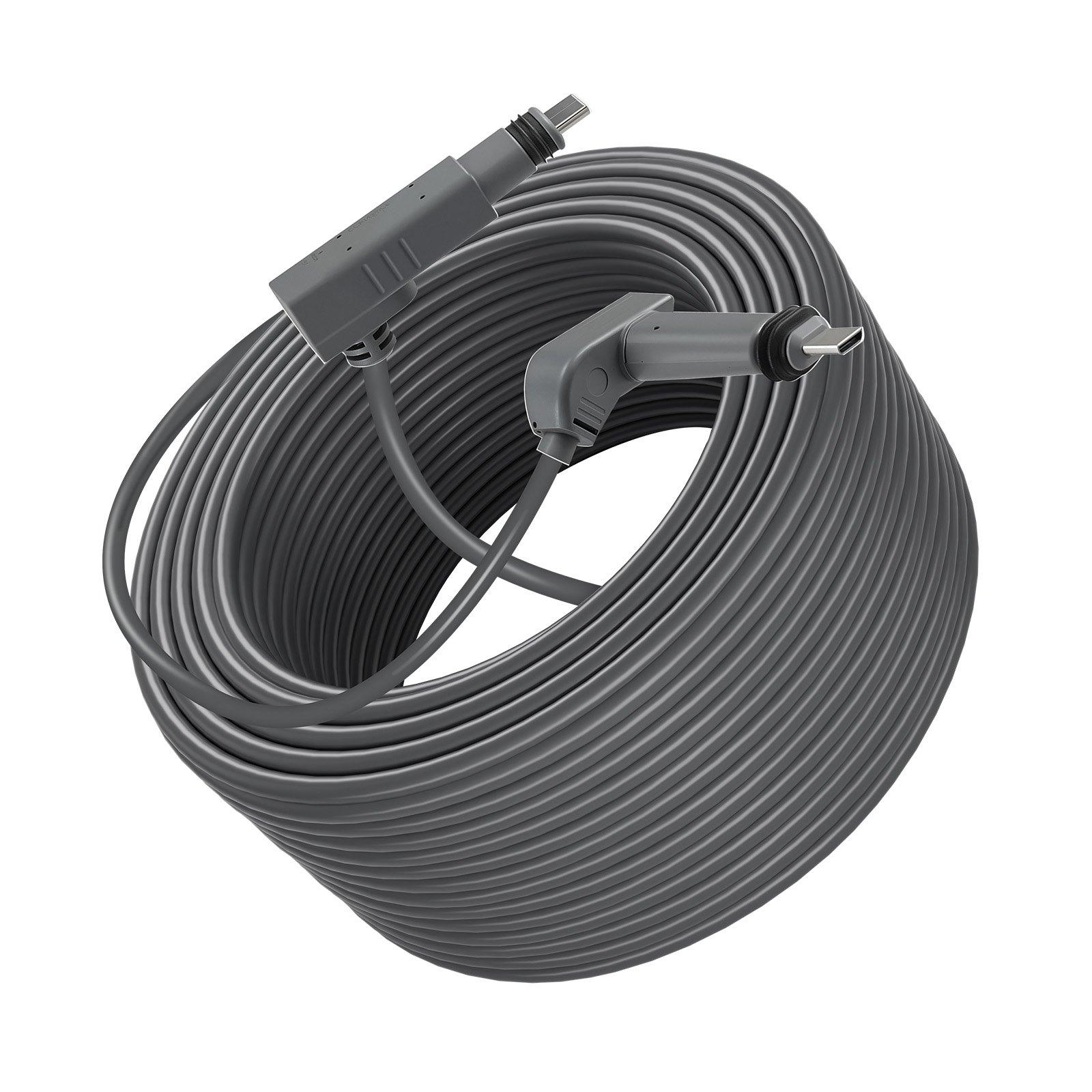 VEVOR Starlink Gen 2 High-Speed Extension Cable, 75 FT 26 AWG Copper Core 20-Pin, Durable Anti-Aging Outdoor RV Cable with Dust Cap, Pre-Installed Zip Ties, Flexible Wiring for Rectangular Satellite V2 Easy Installation