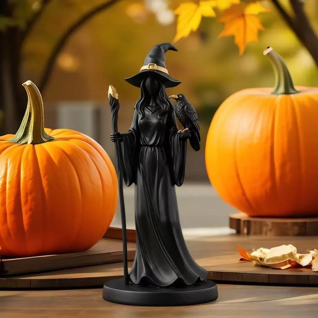 Gothic Raven Shelf Sitter Statue Gothic Raven Shelf Sitter Statue