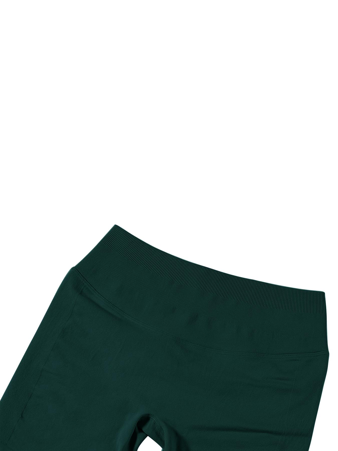 Two-Piece Set Women's Solid Seamless Crop Tank Top & High Waist Leggings Tracksuit Set Gym Sets, Sporty Casual Breathable Comfortable Outfits for Yoga Gym Workout Running, Ladies Sportswear for All Seasons