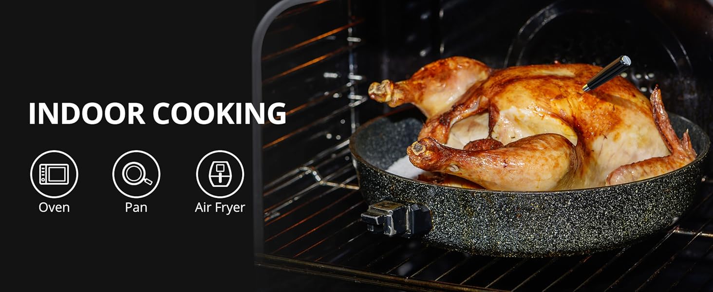 CharMeter Wireless Thermometer,Bluetooth meat thermometer,for Remote Monitoring of Smoker,Grill, and Oven,Perfect Accessories Gift for Kitchen Lovers CharMeter Wireless Thermometer,Bluetooth meat thermometer,for Remote Monitoring of Smoker,Grill, and Oven,Perfect Accessories Gift for Kitchen Lovers