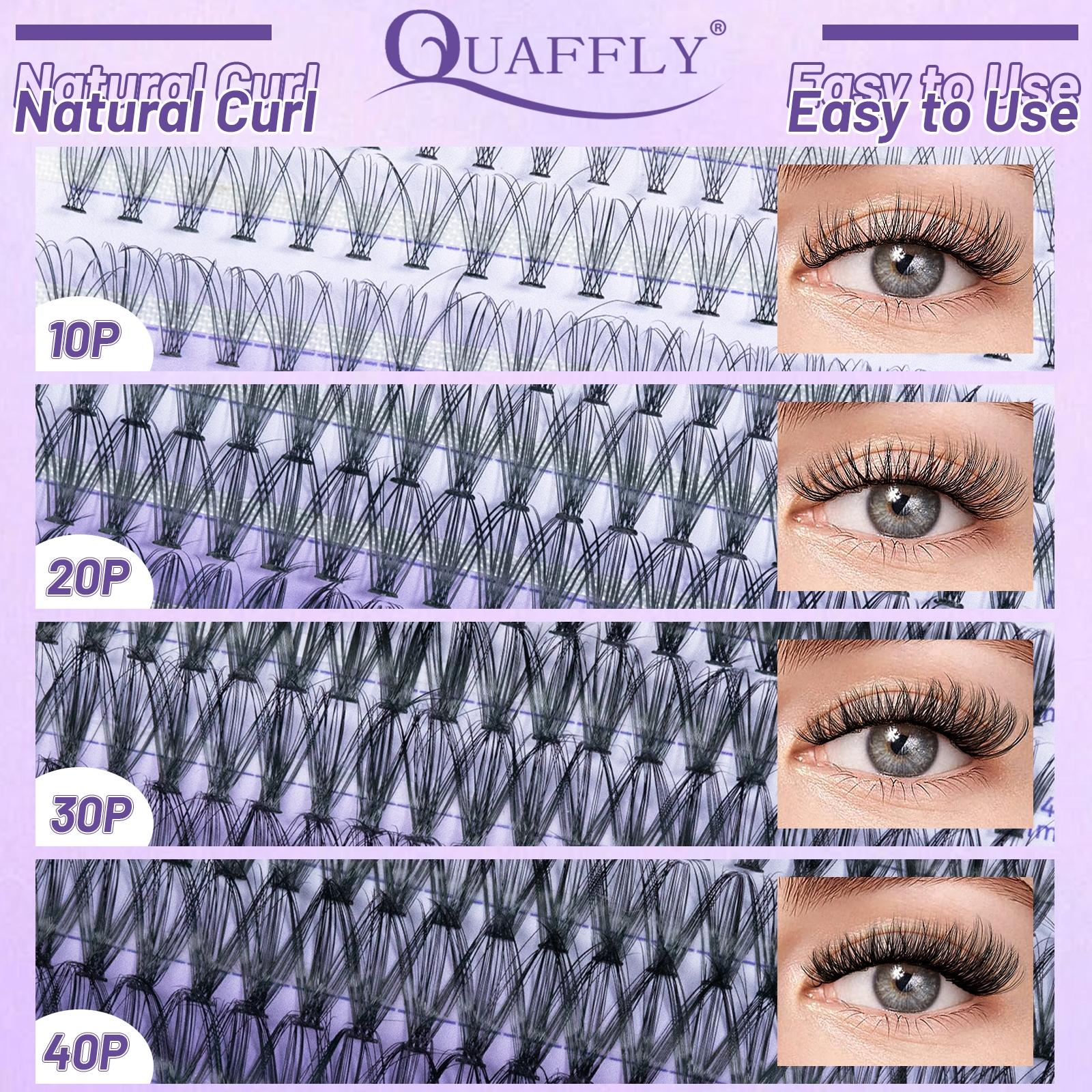 Eyelash Extension Kit, 870 Cluster 10-100D D Curl 10-18mm DIY Eyelash Extension Kit with 3 Trays Of Lashes, Lash Bond & Seal, Lash Remover, Cleansing Mousse, 2 Cleansing Brushes, Lash Tweezer, Cosmetic