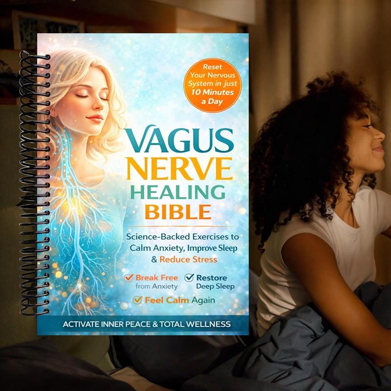 The Vagus Nerve Healing Bible: Master Your Nervous System in Just 10 Minutes a Day – Science-Backed Exercises to Break Free from Anxiety, Stress & Trauma, Restore Deep Sleep, and Feel Calm Again
