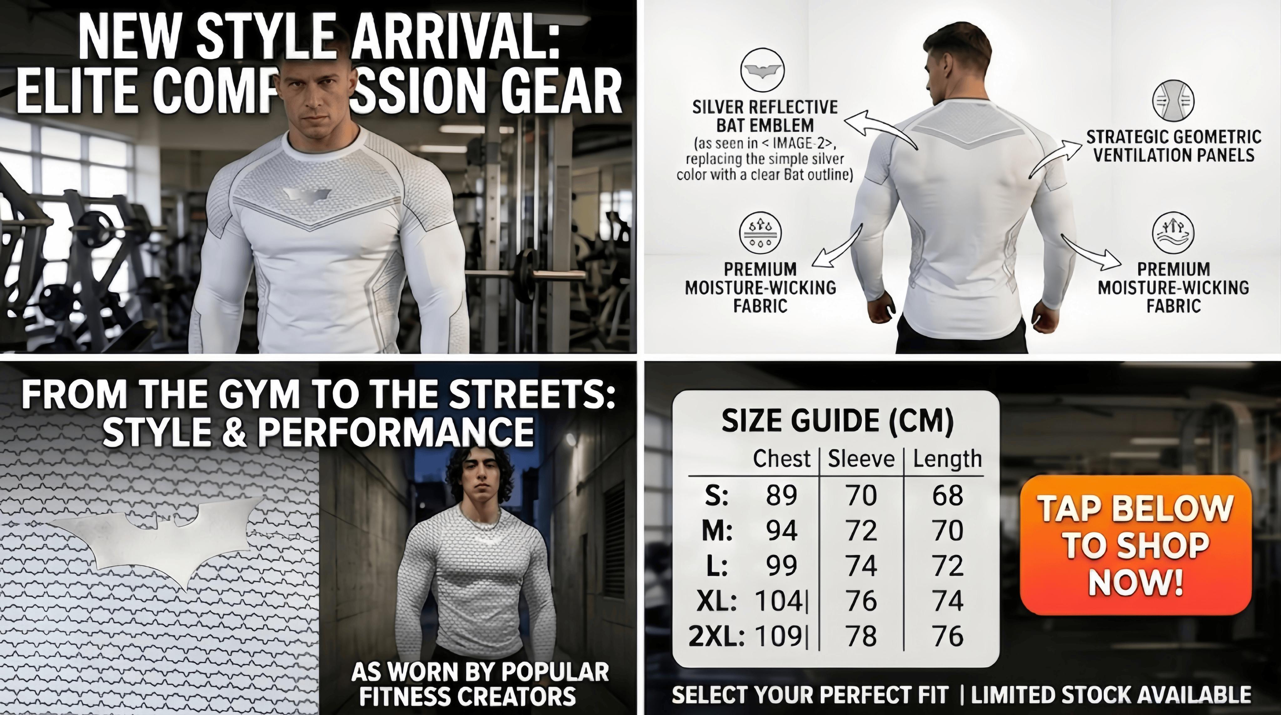 Men's Batman Logo Slim Fit Top, Minimalist Functional Fitness Style, Moisture-Wicking, Ergonomic Cut, Ideal for Bodybuilding and Training