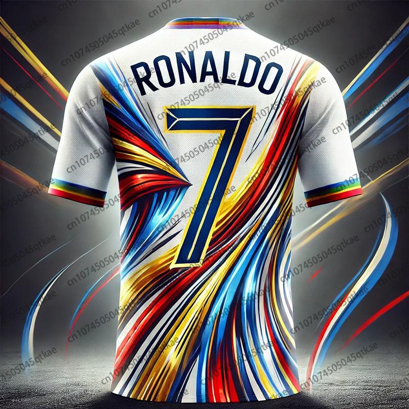 Chatgpt Special Edition Ronaldo No7 Football Jersey Breathable Quick Drying Sweat Wicking Sport TeeSoccer Jersey For Adult/Kid