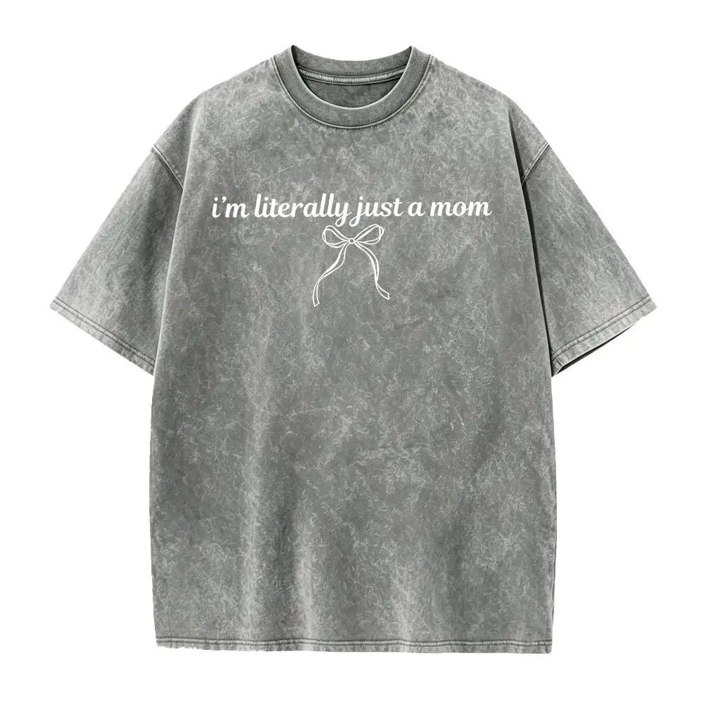 Washed T-shirt-Grey