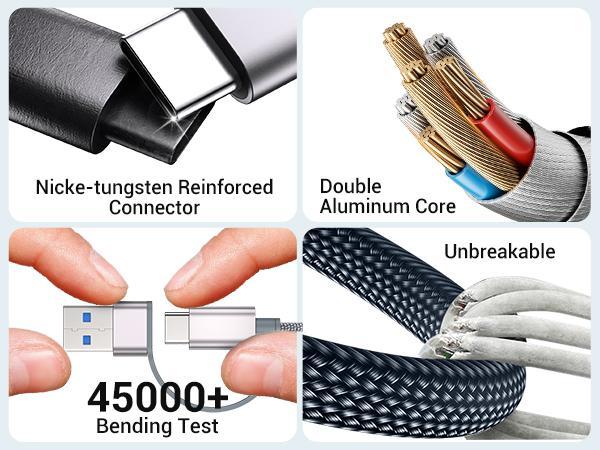 Temdan for IWatch Charger,3 in 2 USB C Cable for iPhone 16 Charger/Type C/Lightning Multi Charging Cable Travel Essentials PS/2 Cables Compatible with iWatch Ultra/SE/10-1&iPhone 16-12-4FT