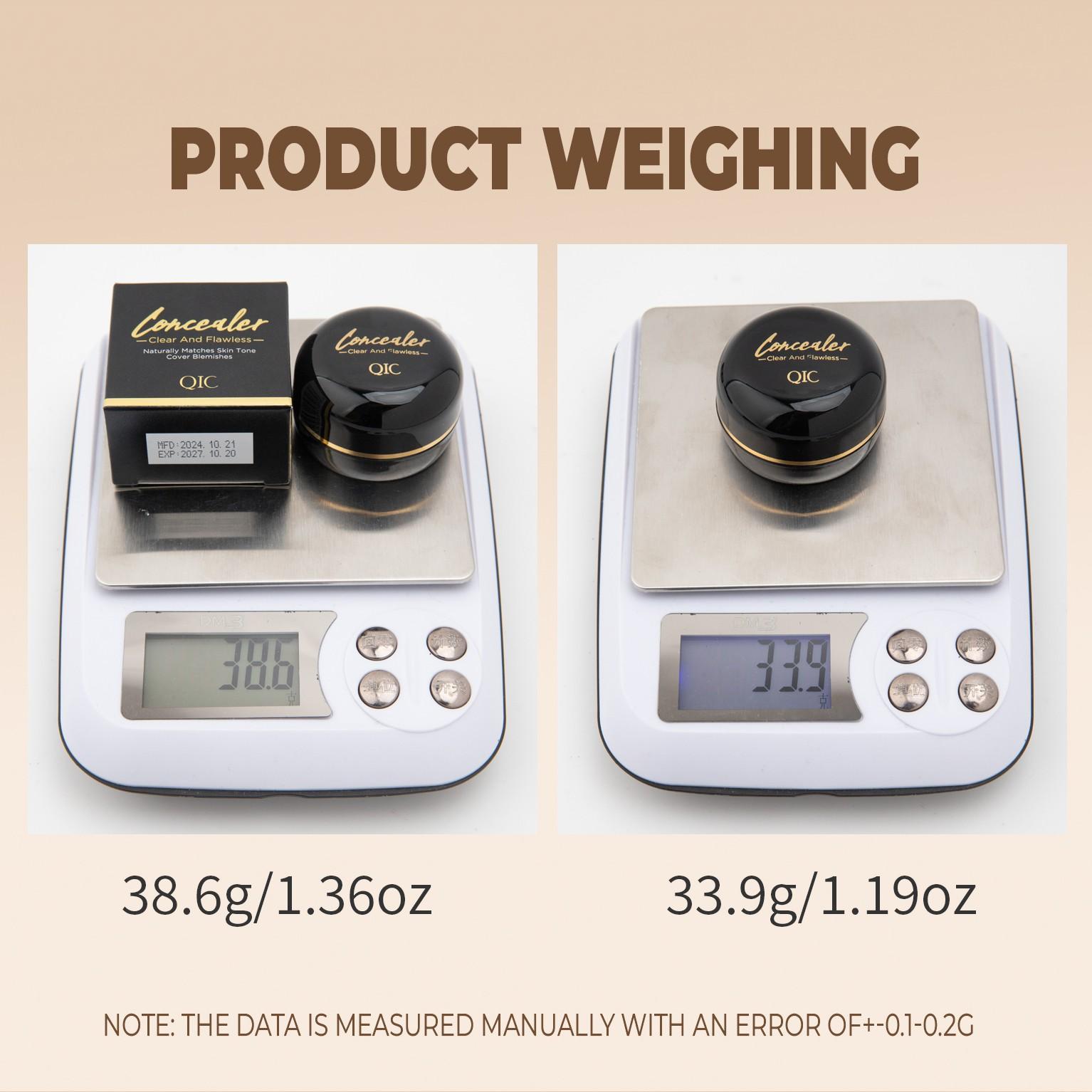 1PC Concealer, Natural Color Correcting Concealer for Women, Full Coverage Makeup for Face, Eye, Body, Nourishing Makeup for a More Even Complexion