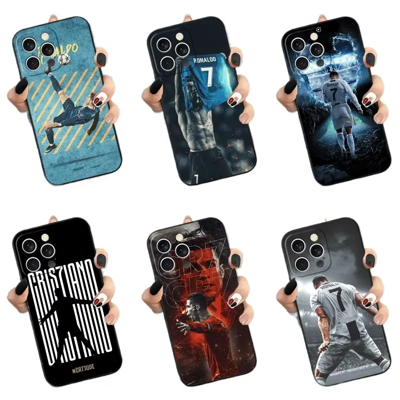 Cristiano Ronaldo CR7 Football Star Shockproof Phone Cases For iPhone 17 Promax Pro Air 16 Plus 15 14 13 12 11 Samsung S26 Ultra S25 S24 S23 Protective Cover Gift For Birthday Christmas