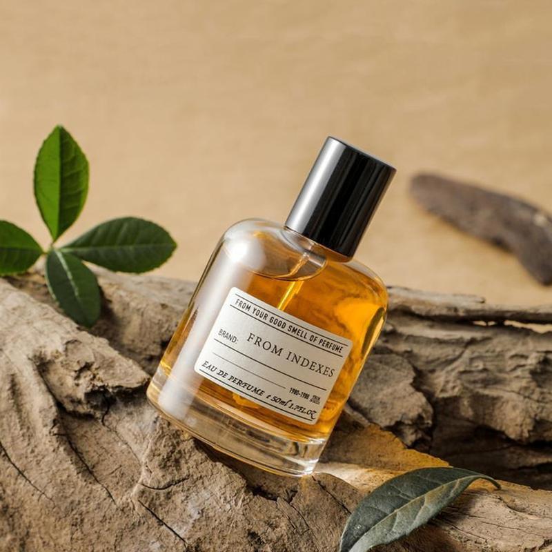 50ml Wooden Aromatherapy Perfume, Fragrance for Men and Women, Aromatic Woody Fragrance, Cozy Vanilla Bourbon Natural Essential Oil