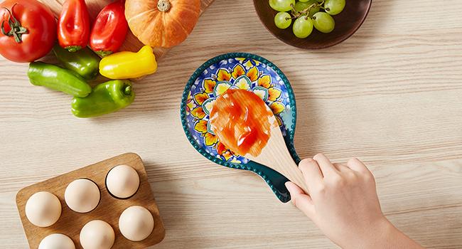 vancasso Ceramic Spoon Rest Sets of 2/4 for Stove Top, 7.7 Inch Cooking Spoon Holder for Kitchen Counter Decor, Spoon Holder for Coffee Spoon Rest, Spoon Cradle, Spatula, Spoons or Tongs Dinnerware Kitchenware