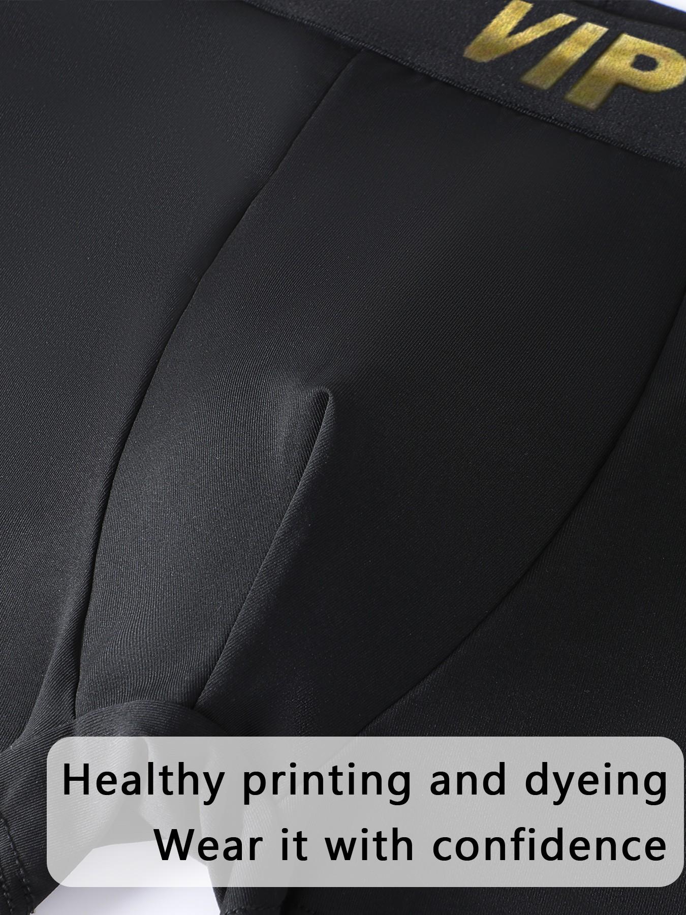 Pack of 5 stylish men's underwear, soft and breathable, simple and versatile, suitable for daily wear