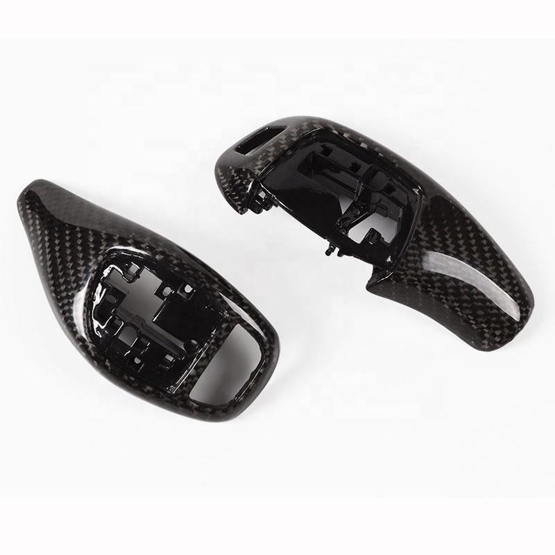 High End Real Carbon Fiber Gear Shift Knob Cover for BMW 3 5GT 6 7 Series F30 F31 F32 F10 Interior Styling Trim