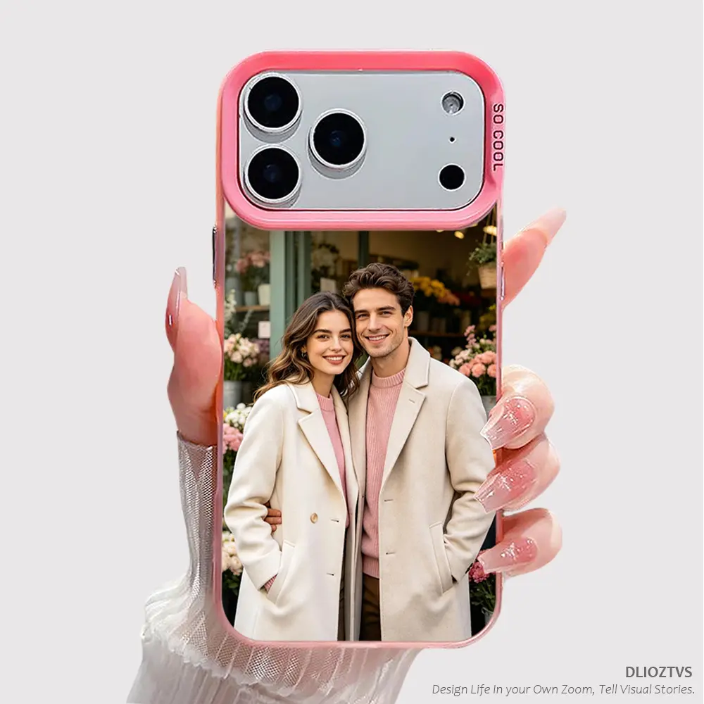 Custom Your Photo Pattern Phone Case for iPhone 17 Air 17e 16 Pro Max 16e 15 Plus 14 13 12 11, Shockproof Drop Protective Durable PC Smartphone Cover, Cellphone DLIOZTVS Cases, Gift for Yourself, Friends, Festivals and Anniversaries