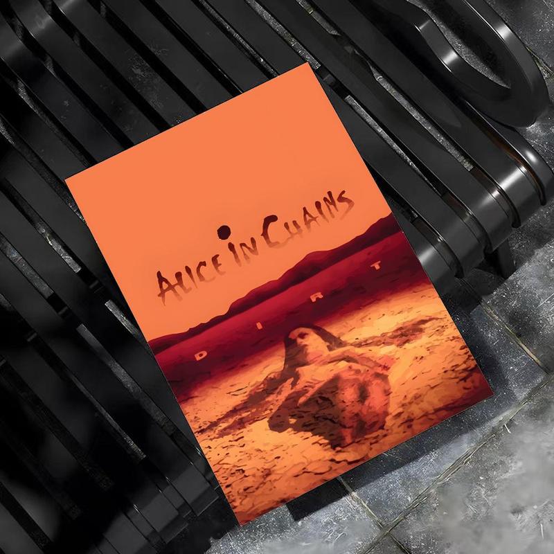 Fashion A-A-liceS in C-C-hainsS Poster HD Sticky Waterproof Wall Art High Quality Print Aesthetic Home Living Bedroom Bathroom hallway Decor Trendy Room Decoration Easy-To-Apply Gift Durable