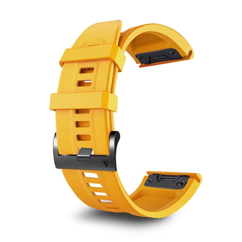 22/26mm quick installation strap, compatible Garmin tactix 8 47/51mm/Descent G2/Mk3i 51mm/Fenix 8 51/47mm/7X/7Pro/6X/6pro/5X/5plus， Soft silicone sports strap compatible with quatix 5/6/7/Epix Pro 51mm/Tactix7 AMOLED/Enduro3 2/Forerunner 955 965