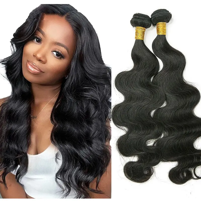 Body Wave Bundles Hair 100% Human Hair Weave Weft Extensions 