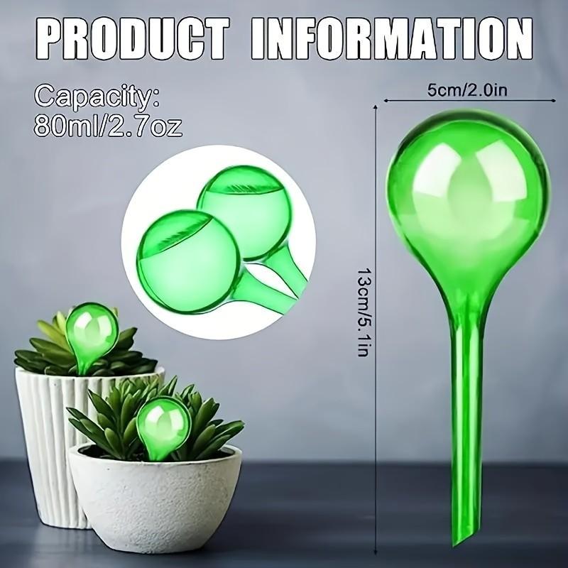 10 Self-Watering Plant Balls, Automatic Irrigation System, Plastic Ball Watering Device, Indoor/outdoor Pots, Garden, Lawn, Low Maintenance