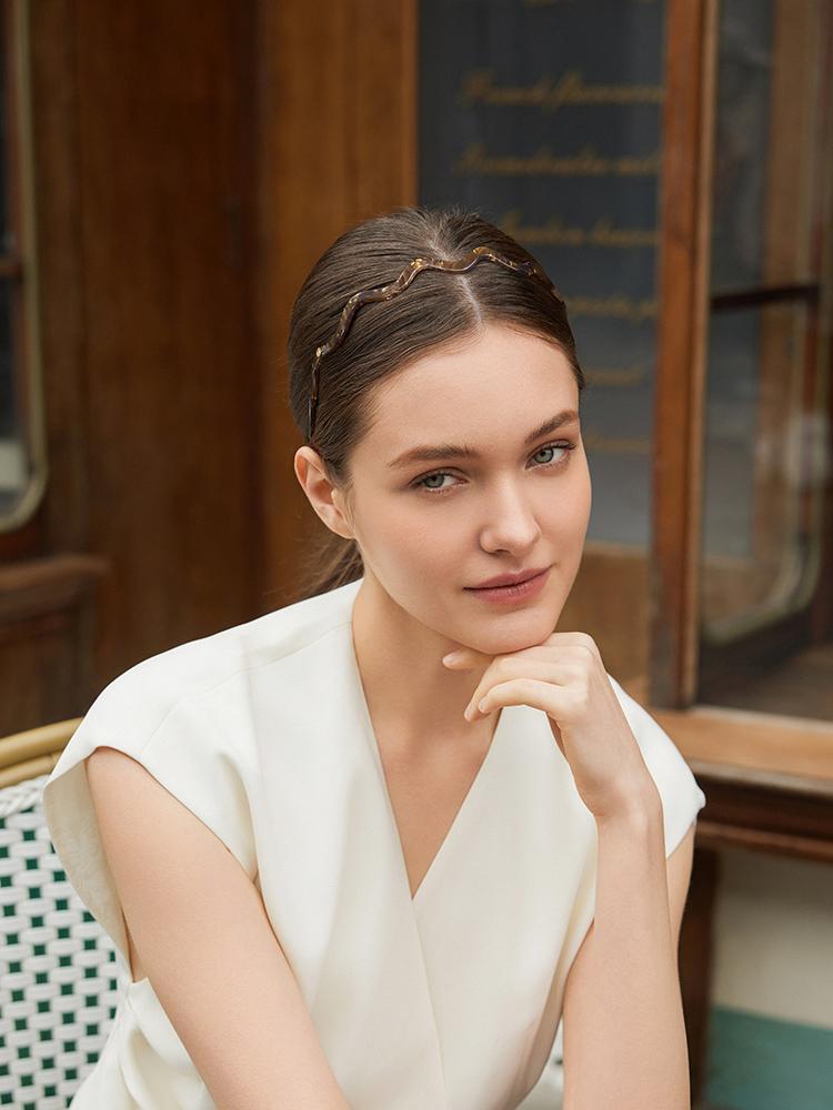 Wavy Glasses Headband,Eyewear-Friendly Hair Band,No Pressure Headache Non-Slip Thin Headband for Women | EVITA PERONI Wavy Glasses Headband,Eyewear-Friendly Hair Band,No Pressure Headache Non-Slip Thin Headband for Women | EVITA PERONI