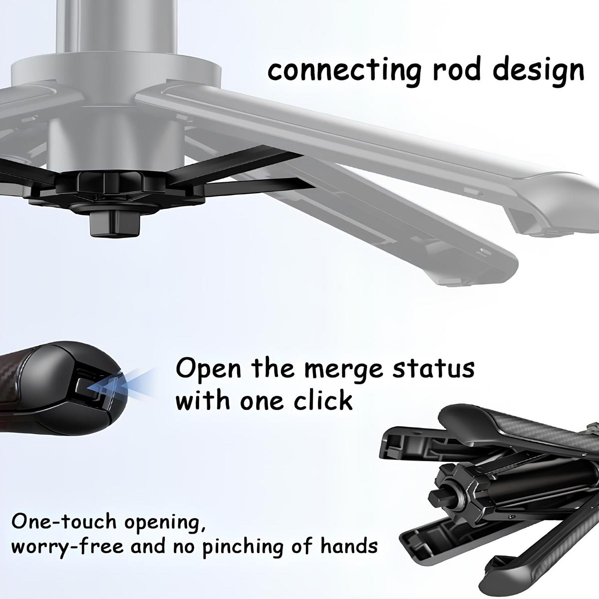 4-in-1 Multifunctional Magnetic Selfie Stick 360° Rotation Bluetooth Control Phone Holder for Vlogging Travel Gadgets Cellphone Camera Accessories Cordless Tripod Stabilizer