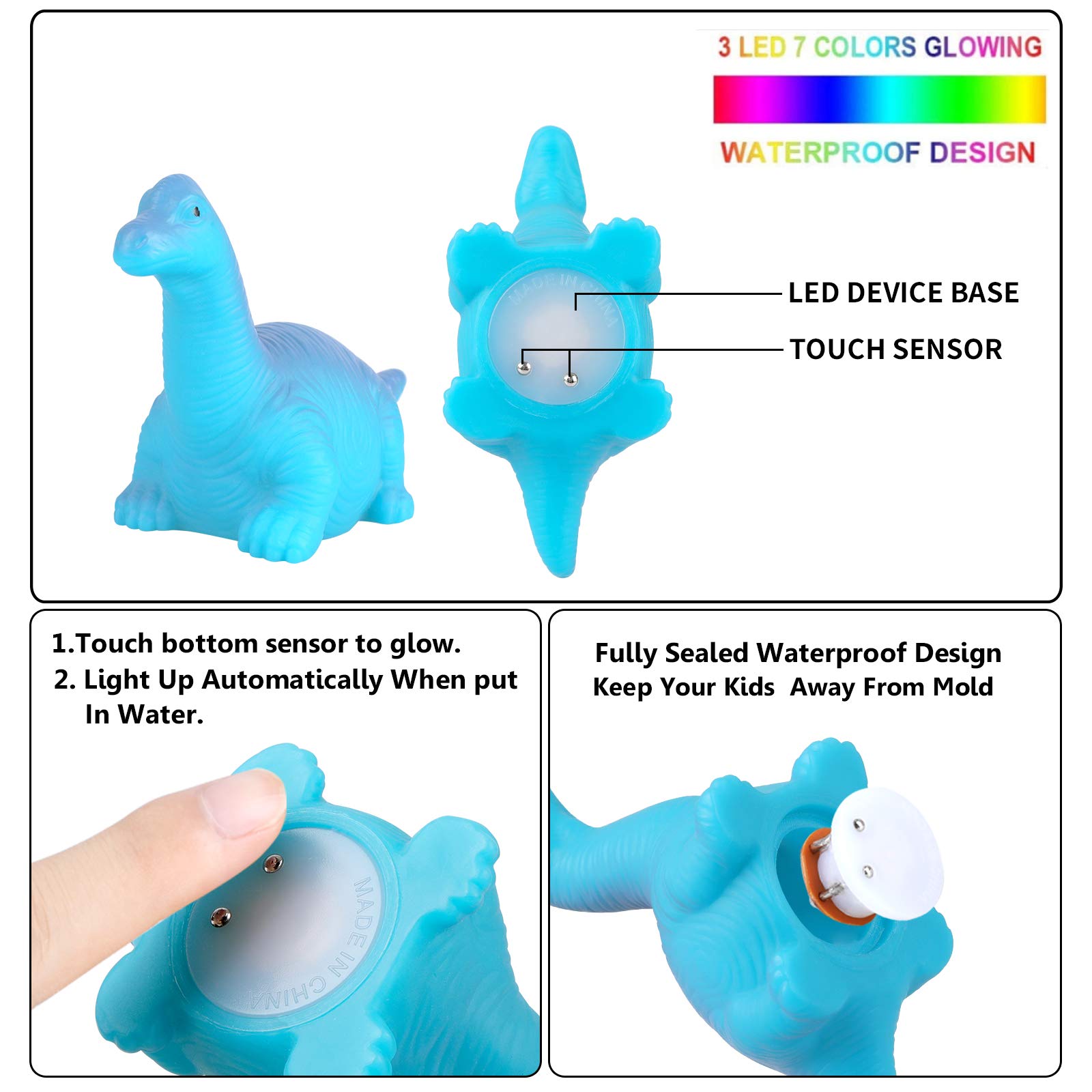 6/8/12 PCS Mermaid Light Up Bath Toy for Toddler , No Hole, Bath Toys for Kids Ages 4-8, Make Fun Bath-Time Gifts for Birthdays, Easter. Ideal for Use in The Shower, Bathtub, or Swimming Pool. 6/8/12 PCS Mermaid Light Up Bath Toy for Toddler , No Hole, Bath Toys for Kids Ages 4-8, Make Fun Bath-Time Gifts for Birthdays, Easter. Ideal for Use in The Shower, Bathtub, or Swimming Pool.