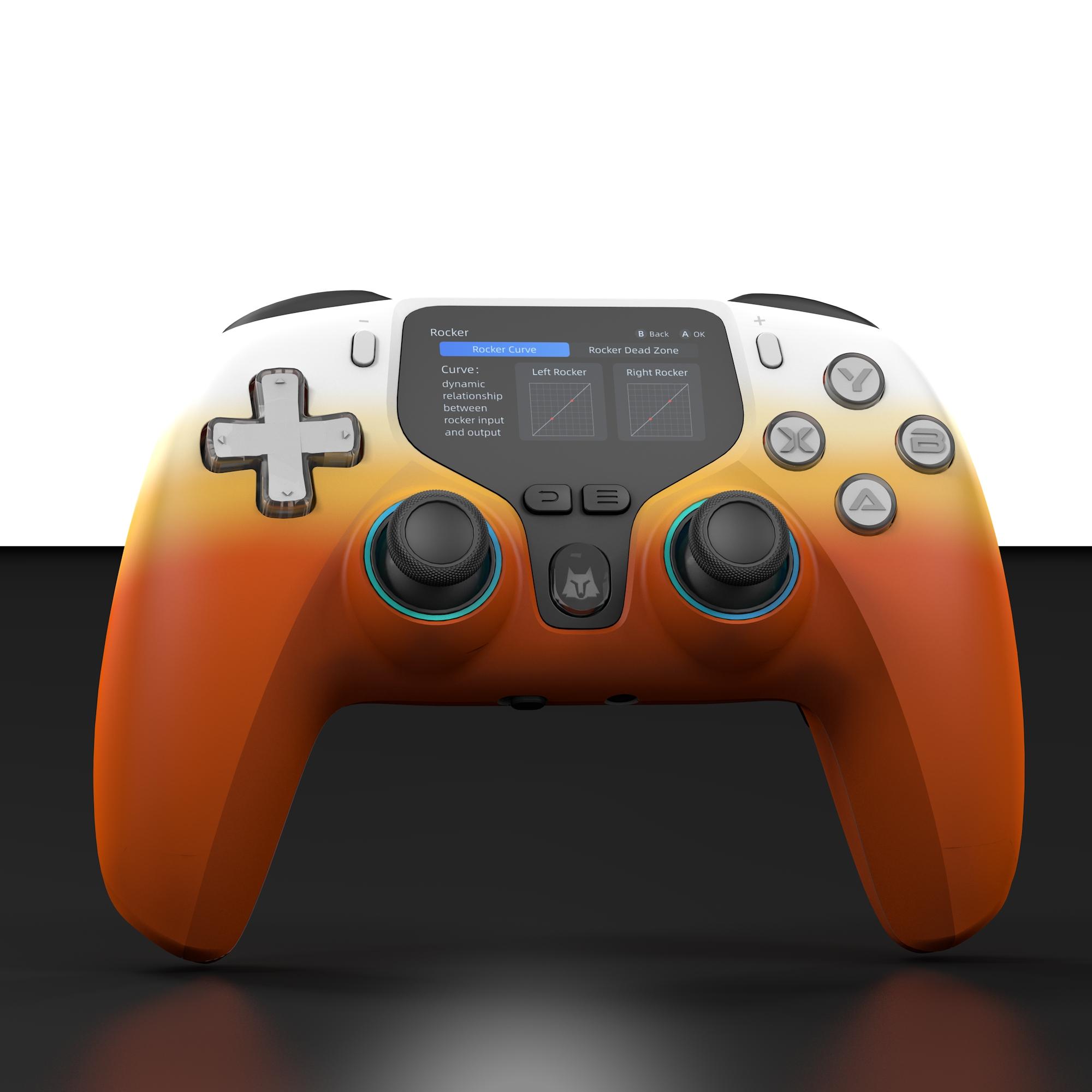 Multi-Platform Hall Game Controller, Long-Life Joystick Trigger, Back Button Programming, 5-Level Vibration, Full Function Calibration