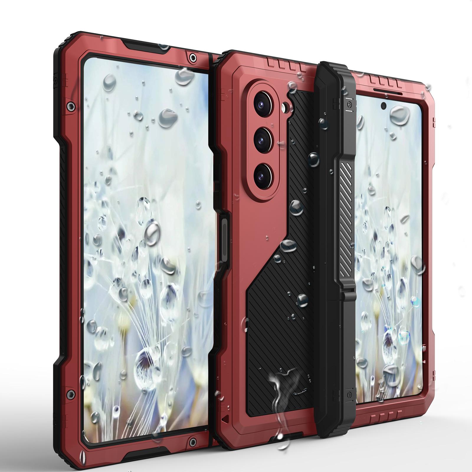 Compatible with Galaxy Z Fold7/Z Fold6/Z Fold5/Z Fold4 Full Wrap Shockproof Foldable Phone Case HNZ0642
