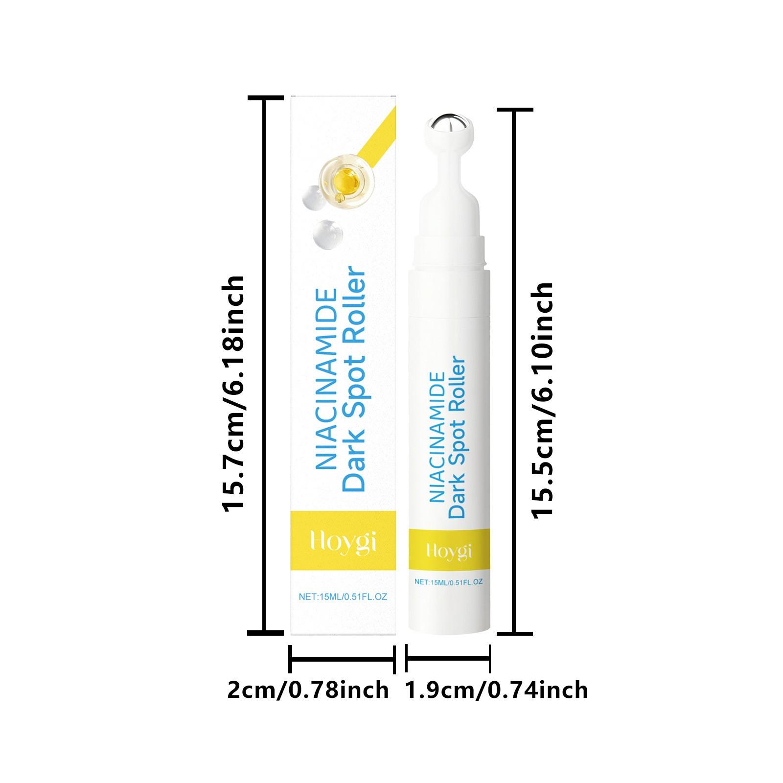 Hoygi Niacinamide Rollerball Essence, 15ML*2, Locks in Moisture, Lightweight Hydrating Formula, Easy Absorption Skincare Serum