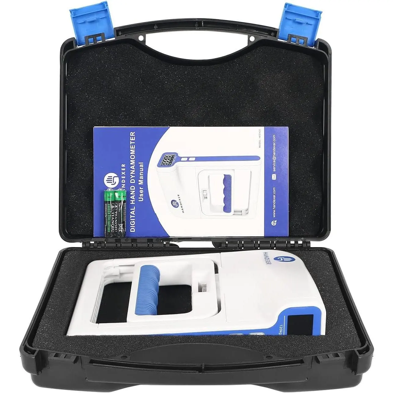 265lb Grip Strength Tester with Protective Case