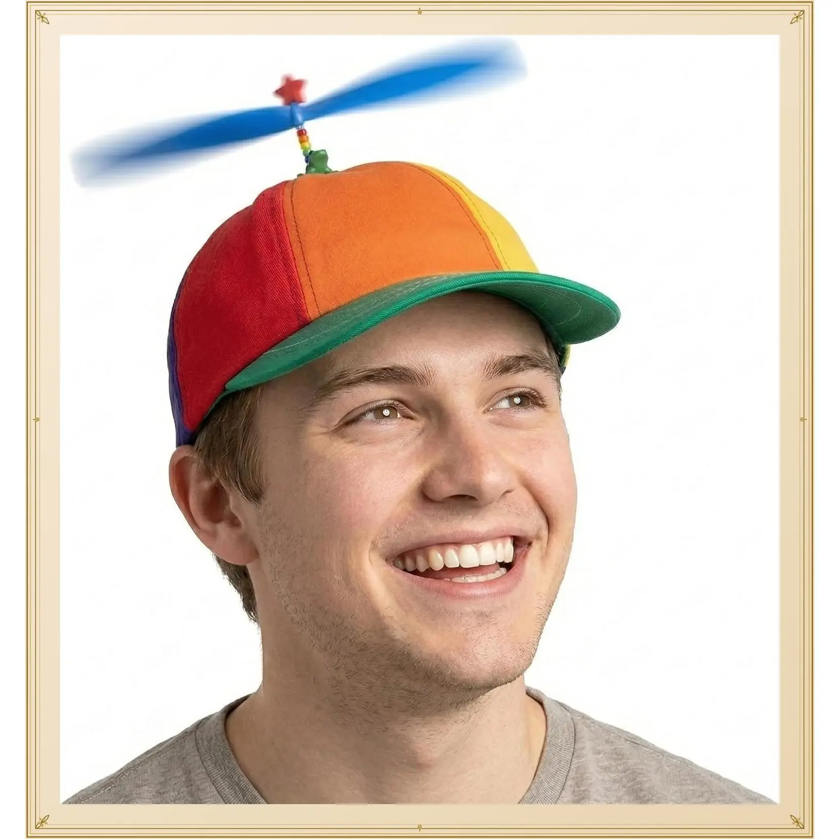 Adult Propeller Beanie Hat – Original Frog Propeller Mount, Made in USA