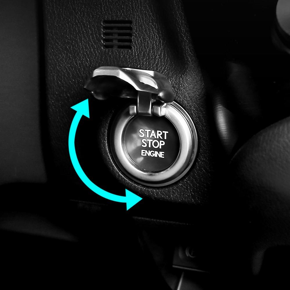 Ford One-Button Start Button Protector Cover, Prevents Accidental Ignition Switch, Protects Original Key, Anti-Scratch, Dustproof, Strong Adhesive