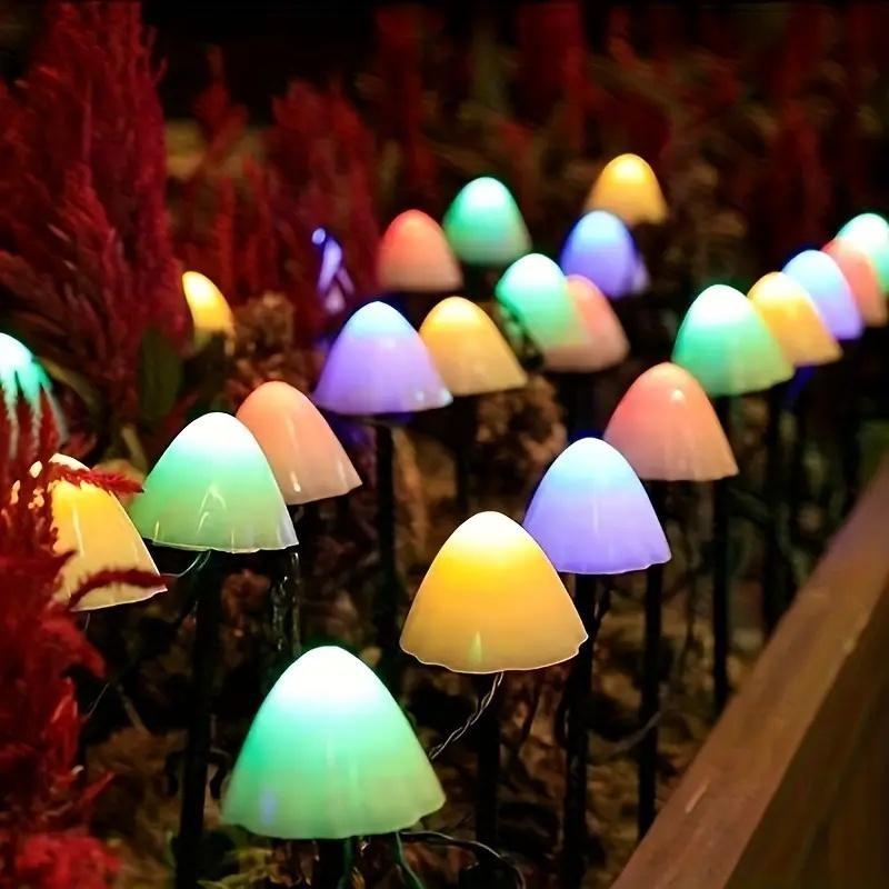 Solar Mushroom Light, Outdoor High-Quality Landscape Lighting, Garden Decor, Party Atmosphere, Christmas, Wedding Gift