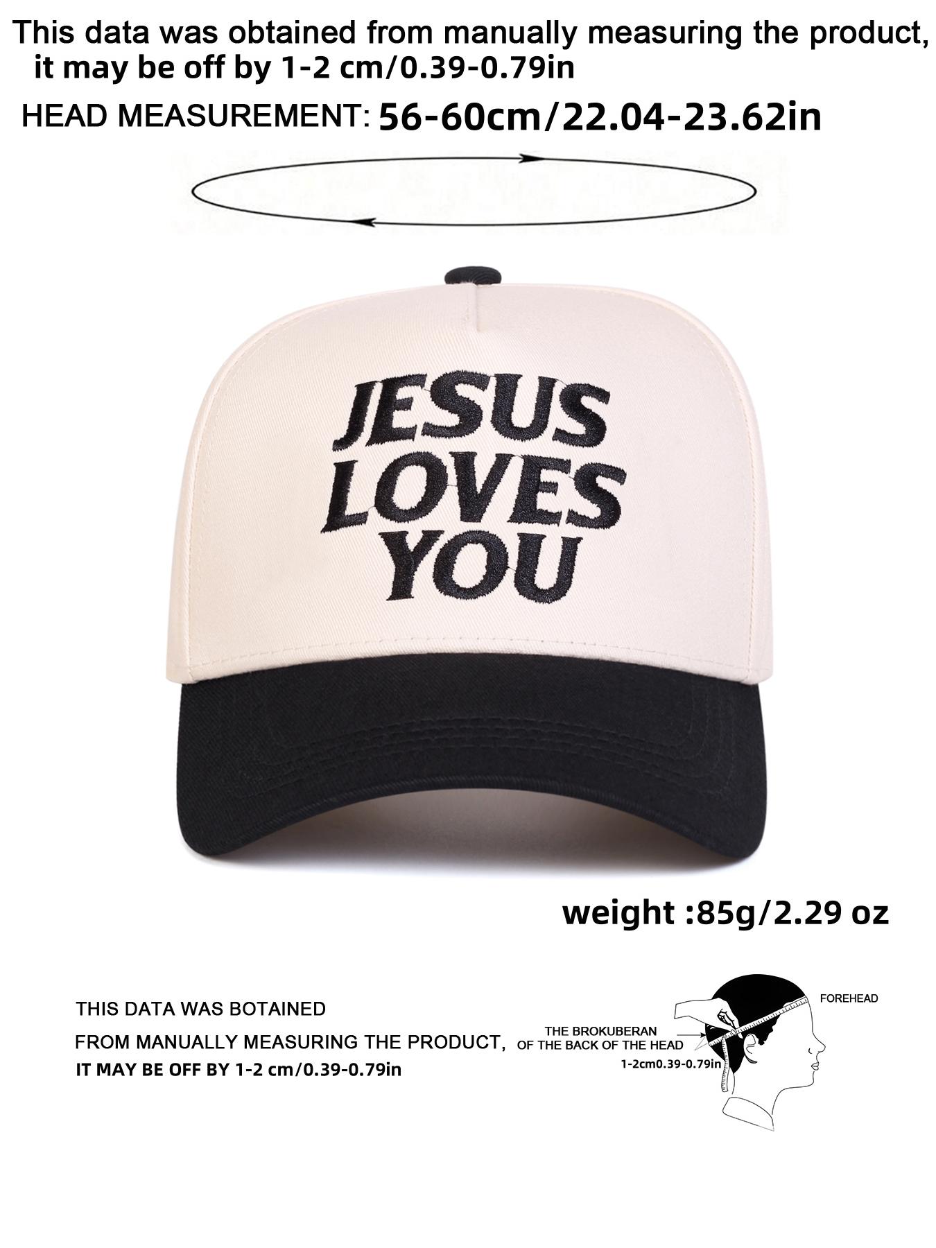 Unisex Adjustable Baseball Cap, Jesus Loves You Design, Casual Woven Fabric Hat for All Seasons, Outdoor Sports & Travel, Camouflage Snapback Hat