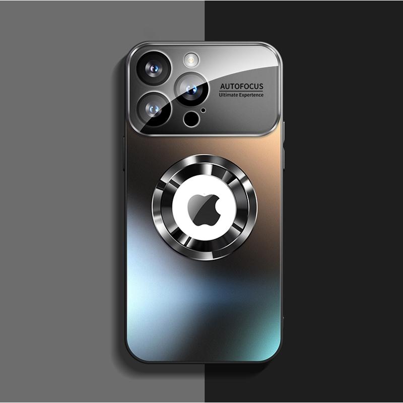 New large window instant 17 magnetic matte iPhone case - shockproof glass camera lens protection, with magnetic wireless charging function - suitable for iPhone 17 16 15 14 13 12 11 Pro Max Plus men's and women's protective cases Accessories Cover