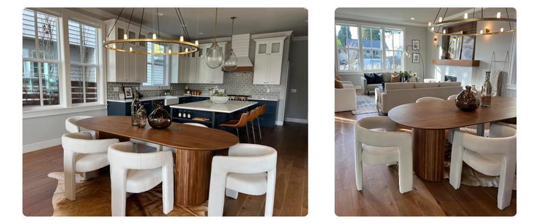 CHAIRUS Fully Assembled Barrel Dining Chair, Modern Sherpa Upholstered Accent Chairs with Arm, Open-back Side Armchair Comfy Makeup Vanity Chairs for Living Room, Kitchen RoomBedroom, Makeup, Small Spaces, Black