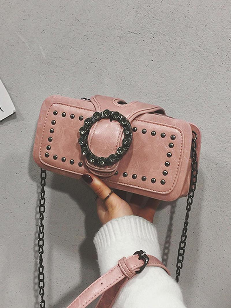 Women's Elegant Chain Strap Crossbody Bag, Fashionable Shoulder Bag for Daily Used, Casual Trendy Versatile High-quality Daily Commuting Bag, Adjustable Crossbody