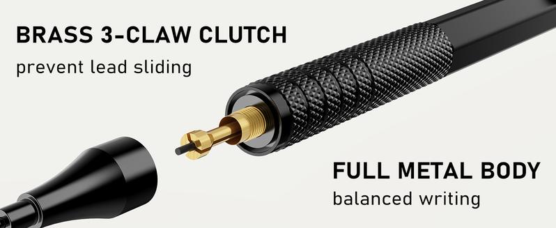 Metal Mechanical Pencil Set, 3PCS Art Drafting Pencils 0.5, 0.7, 0.9MM & 2PCS 2MM Mechanical Drawing Pencils with 420PCS Leads (4B 2B HB 2H Color) for Writing Sketching Drawing Metal Mechanical Pencil Set, 3PCS Art Drafting Pencils 0.5, 0.7, 0.9MM & 2PCS 2MM Mechanical Drawing Pencils with 420PCS Leads (4B 2B HB 2H Color) for Writing Sketching Drawing