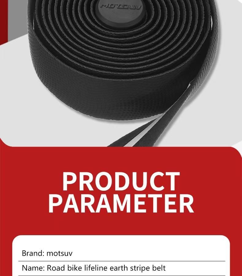 1pcs Road Bike Handlebar Tape, Silicone Bicycle Strap, Anti-Slip Shock Absorption, Mountain Bike Accessories, Outdoor Cycling Gear