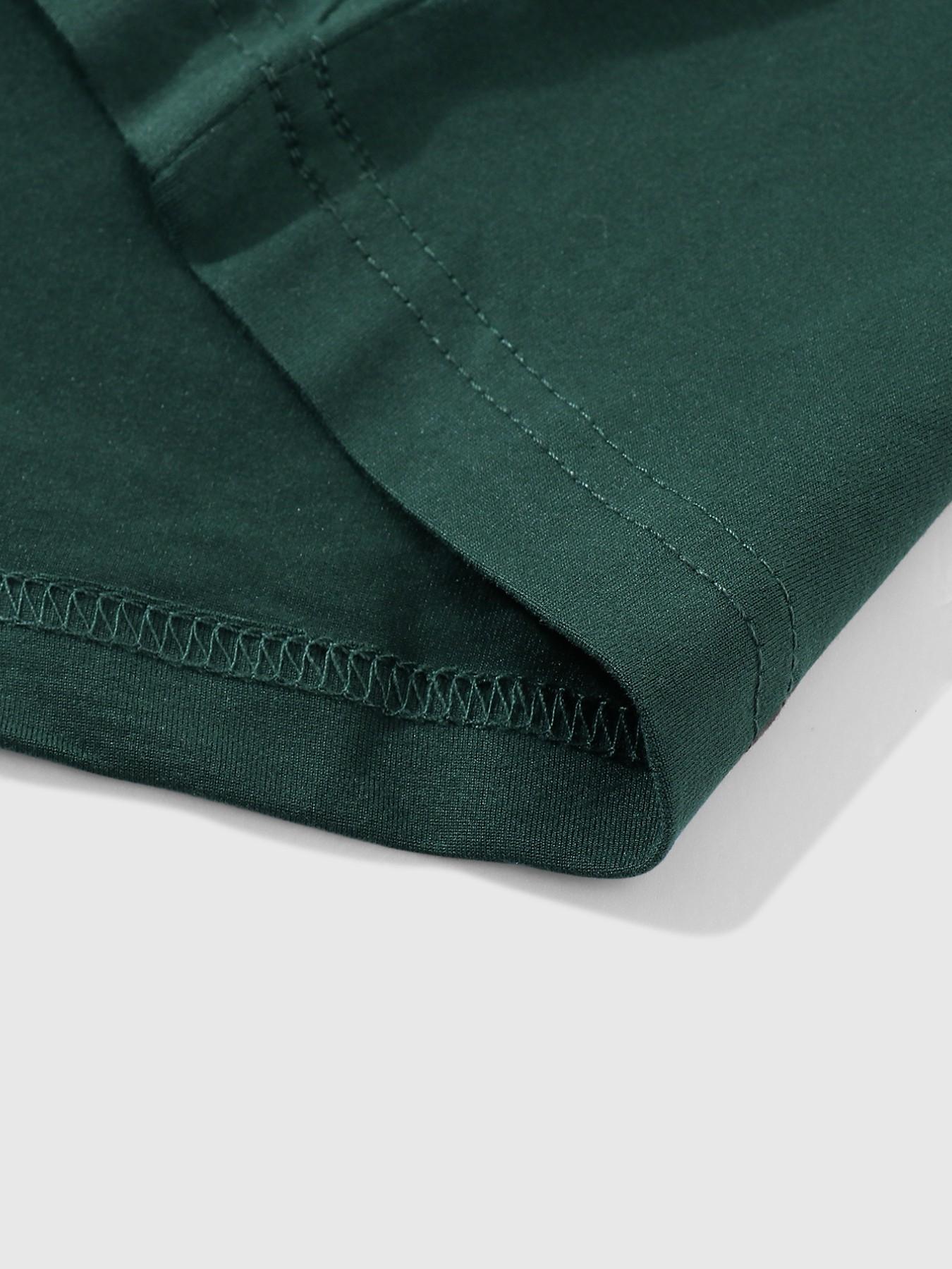 Men's Plus Size Loose Fit Round Neck Short Sleeve T-Shirt, Wave and Crane Print, Asymmetric Japanese Art Design, Beach Music Festival Daily Wear