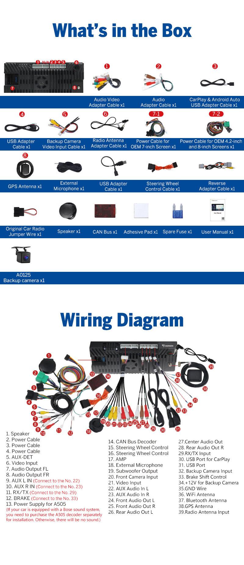 Eonon Car Stereo for Chevy Silverado GMC Sierra 2014-2018 Android 13/14 Head Unit with Wired/ Wireless CarPlay Android Auto 10.1" Car Radio Touch Screen SWC Sub BT Backup Camera Dashboard Upgrade, Jumpstart Sale - GMSX7 / GMSX6S2