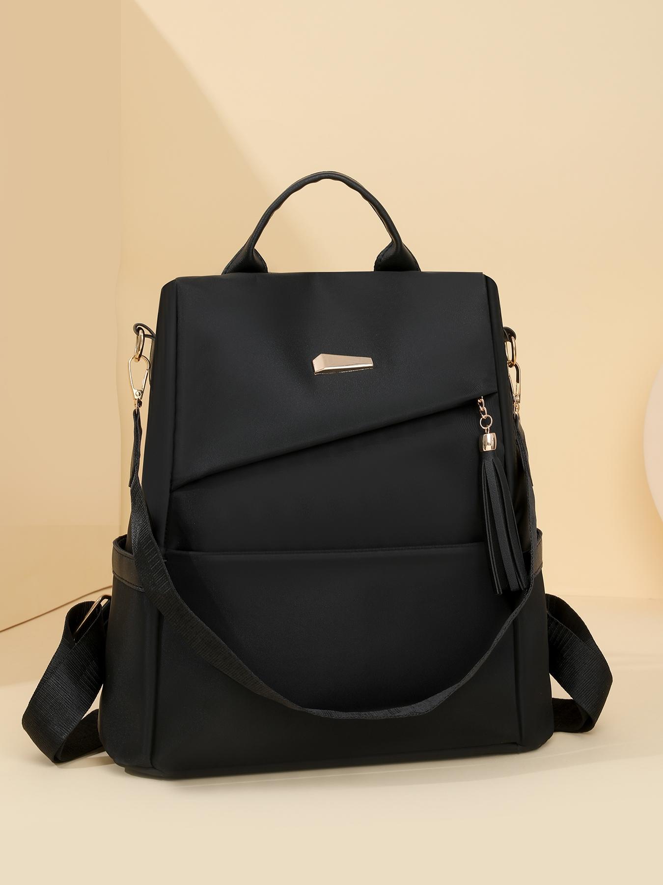 Retro practical and exquisite Su decorated backpack, high-quality texture and fashionable large capacity backpack, with multi zipper pocket design, suitable for outdoor travel, wilderness outings, shopping mall shopping, Backpacks Women