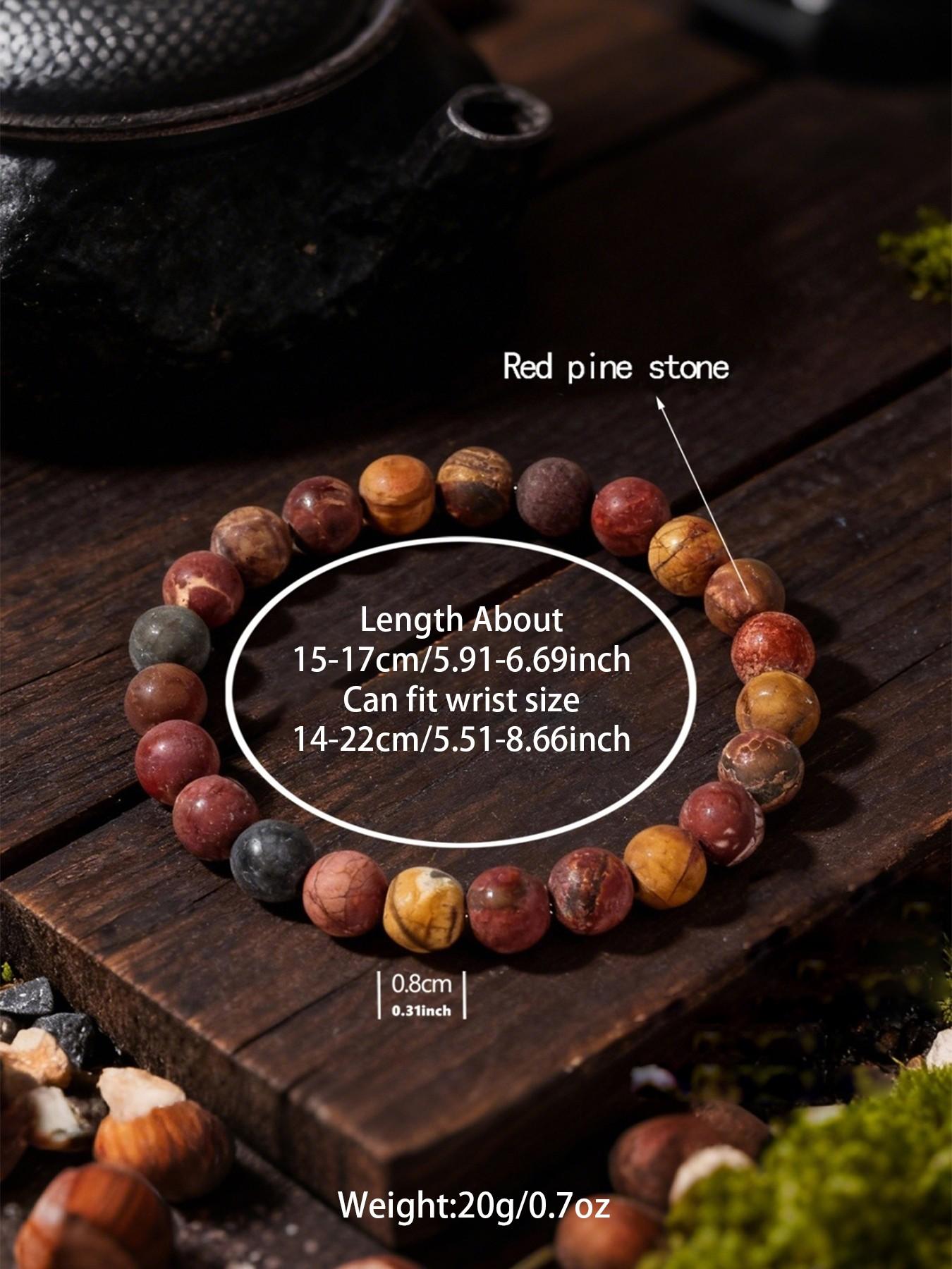 Vintage Natural Turquoise Crystal Bracelet, Boosts Courage, Strength, Confidence, Releases Stress, Energy Jewelry, Gift for Friends