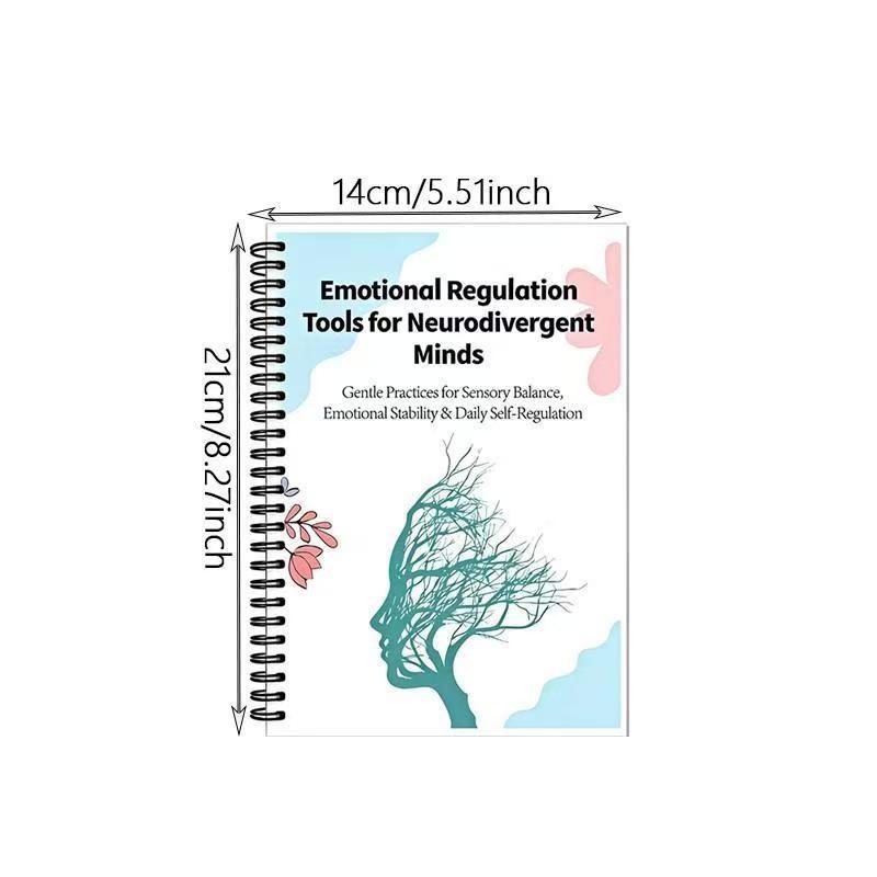 Emotional Regulation Tool Book for Neurodivergent Minds, Minimalist Healing Design, Sensory Friendly, Emotion Management Guide