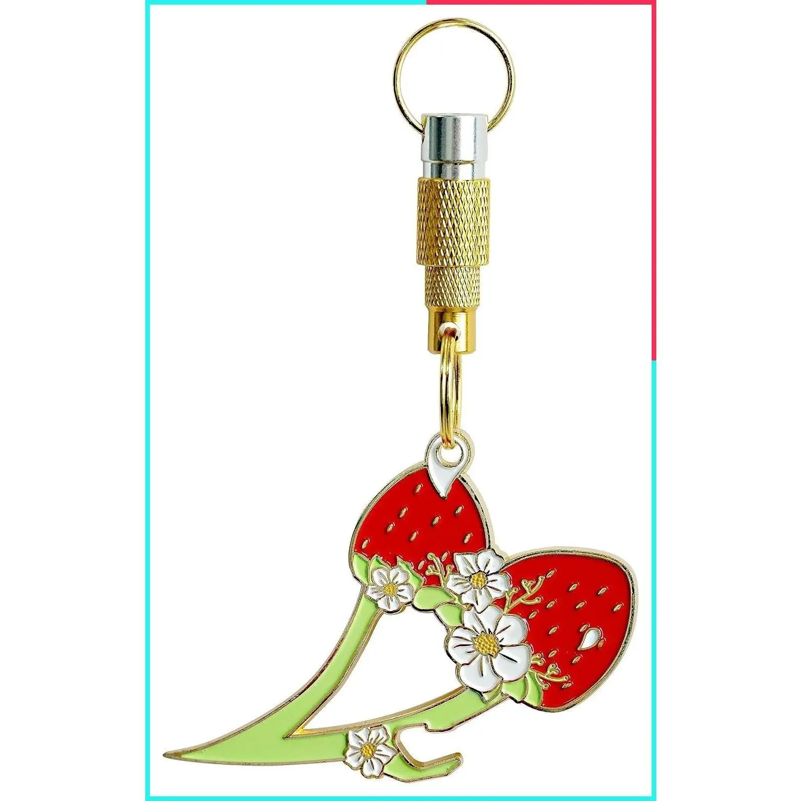 Women's Safety Self-Defense Strawberry Keychain Accessories Set
